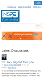 Mobile Screenshot of community.nspe.org