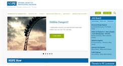 Desktop Screenshot of nspe.org